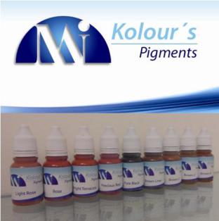 pigmentos  para  delineado permanente